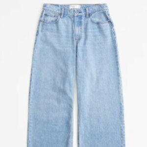 Abercrombie Low Rise  Baggy Jean